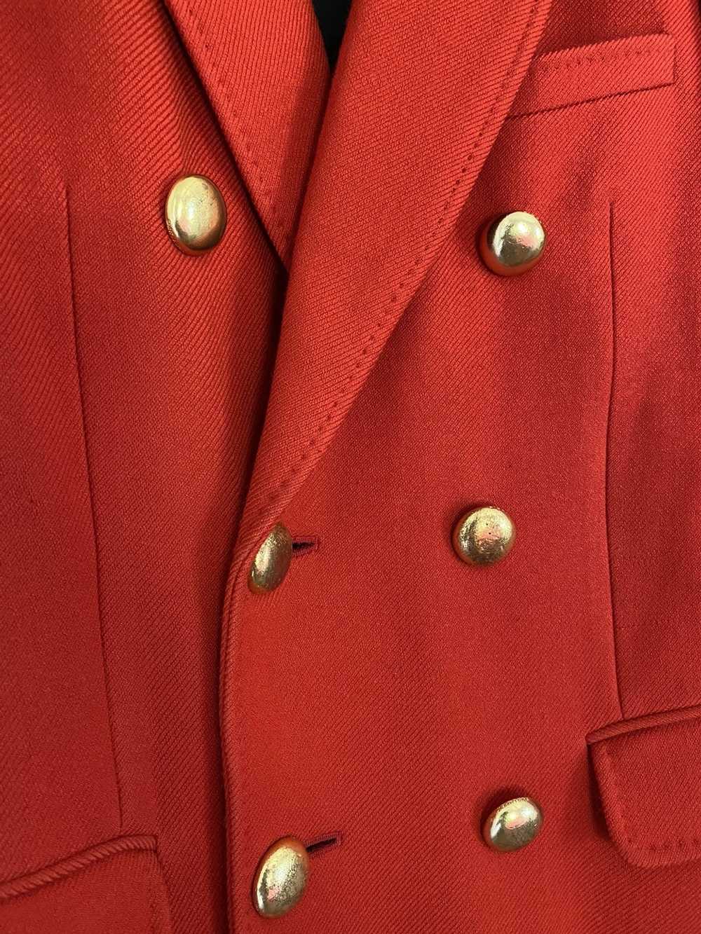 Saint Laurent Paris Red naval long coat - Gem