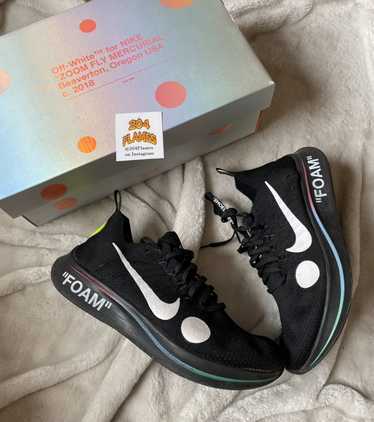 Off-White x Nike Zoom Fly Mercurial Flyknit Black - Size 6.5 Men