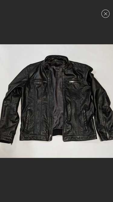 John Varvatos John Varvatos Black Leather Jacket