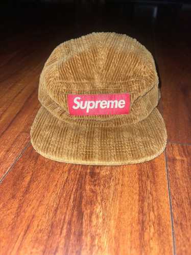 Supreme Brown Corduroy Camp Hat