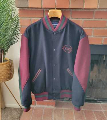 College Jacket - Grün - Bomber Jacke (Größe M / L), € 200,- (1220