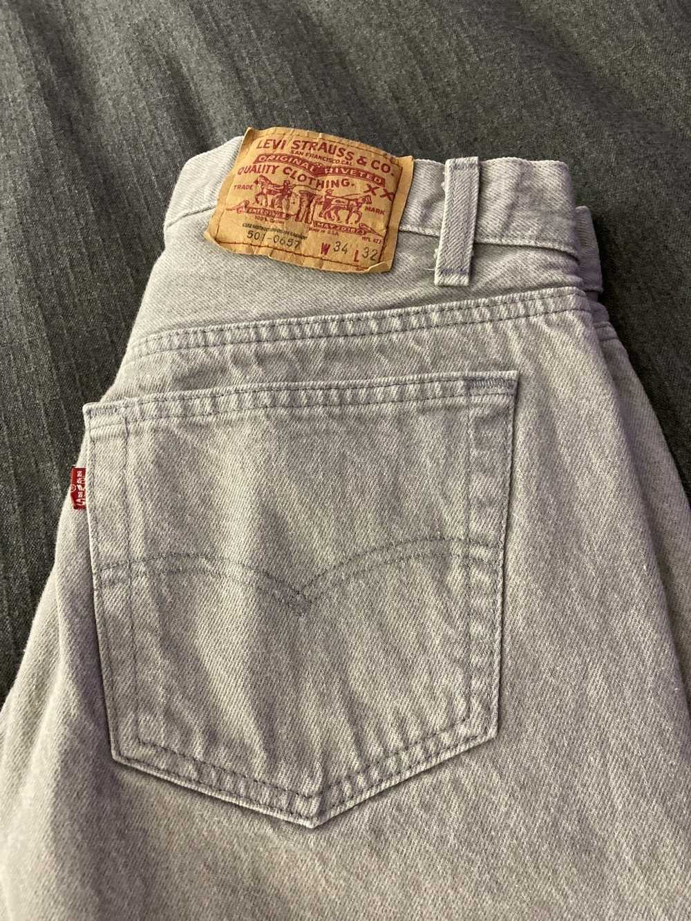 Levi's Vintage Clothing Vintage Levis light gray … - image 3