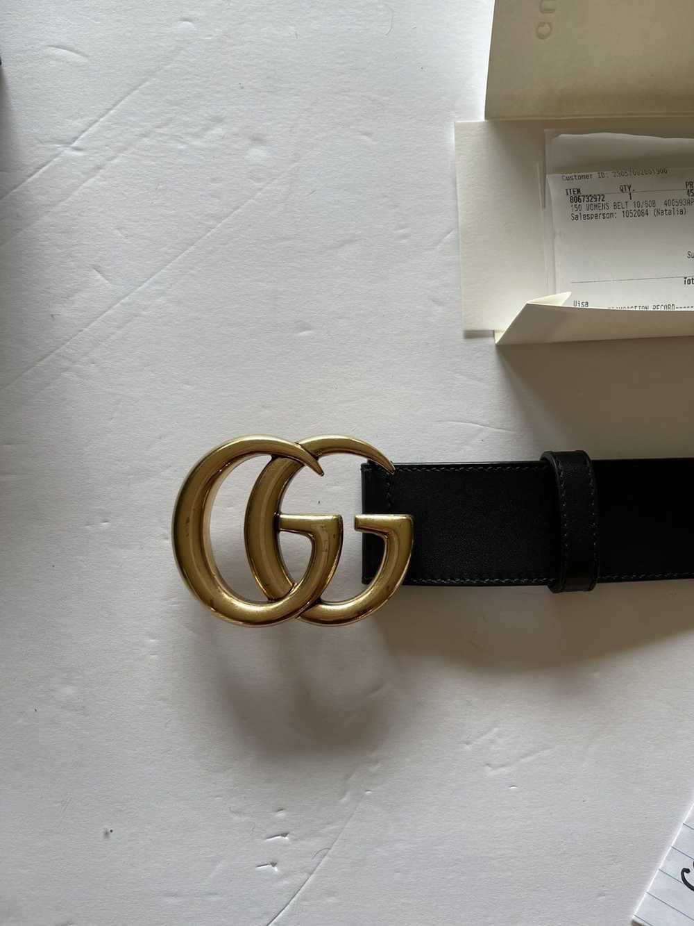 Gucci Black Gucci Belt - image 5