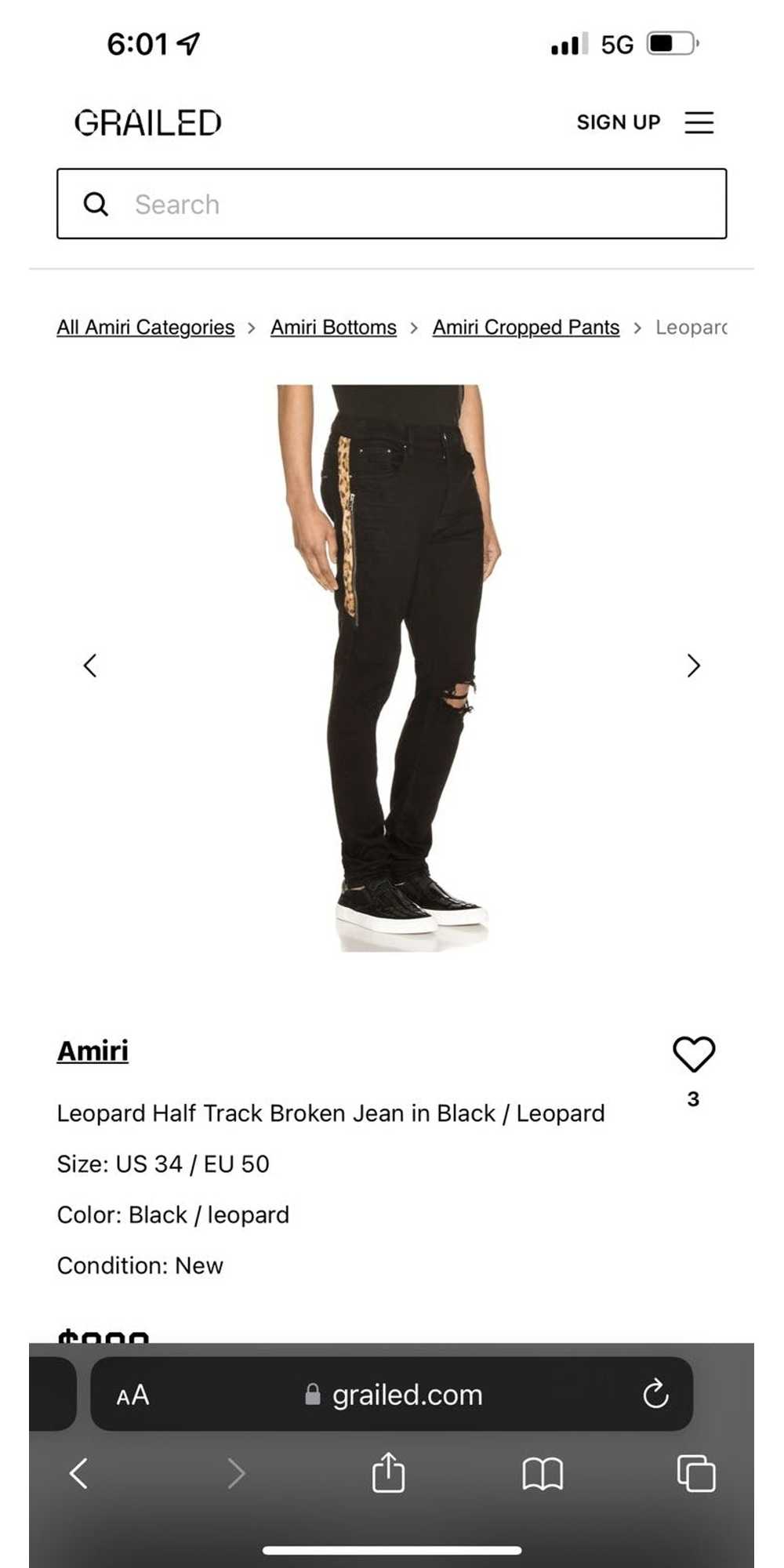 Amiri Amiri Jeans - image 1