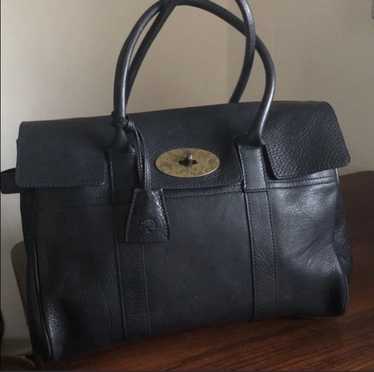 Mulberry Black Leather Buckle Shoulder Bag Metal ref.286743 - Joli Closet