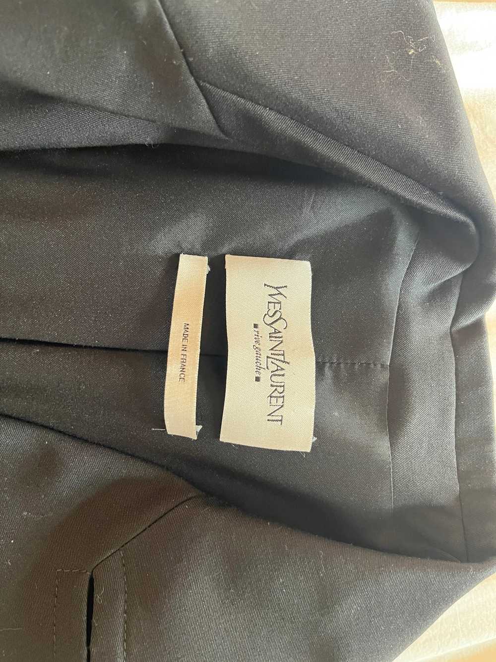 Yves Saint Laurent Yves Saint Laurent Moto Blazer - image 3