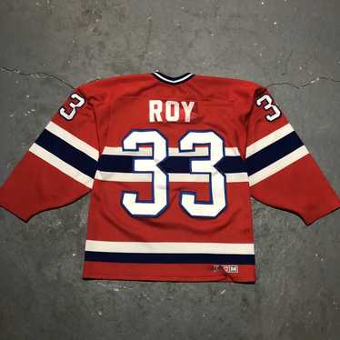 2014-15 Men's Team Canada #33 Patrick Roy Retired Player Red 100TH  Anniversary Jersey on sale,for Cheap,wholesale from China