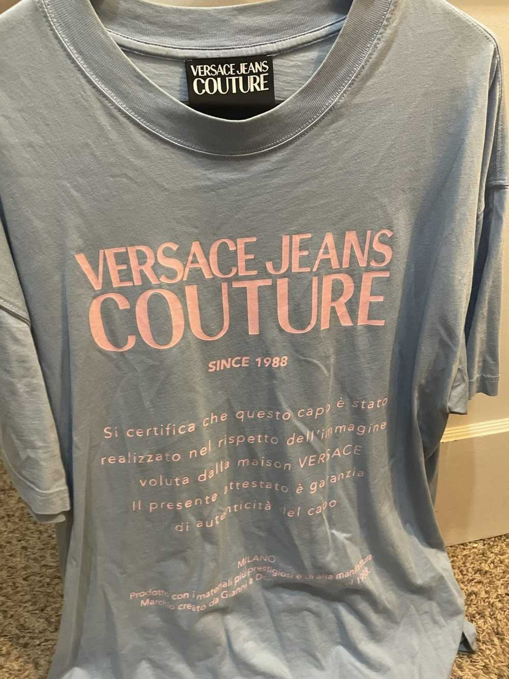 Versace Jeans Couture Baby blue Versace T - image 2