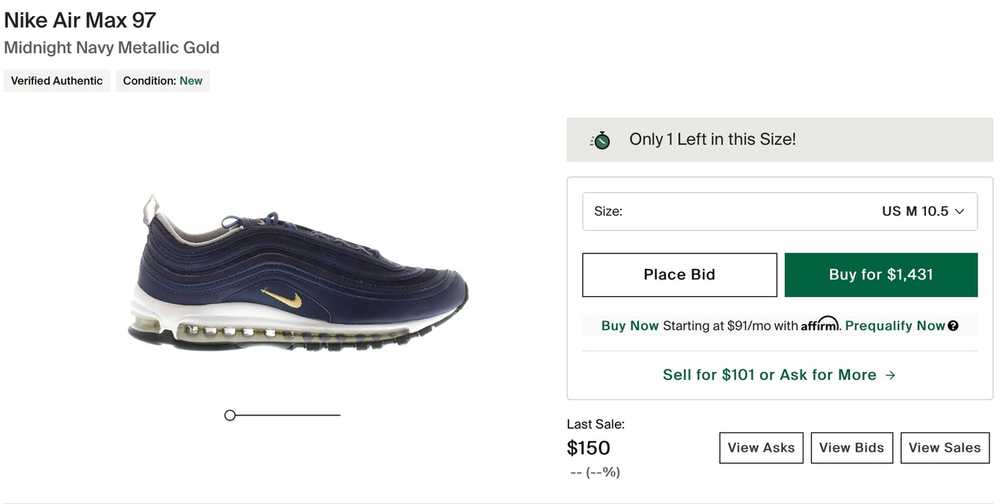 Nike Air Max 97 (Midnight Navy) - image 7