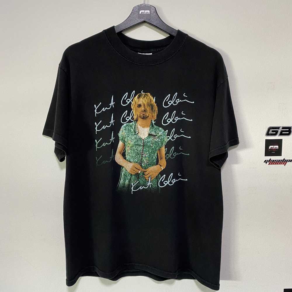 Nirvana × Rock T Shirt × Vintage VTG'00 KURT COBA… - image 1