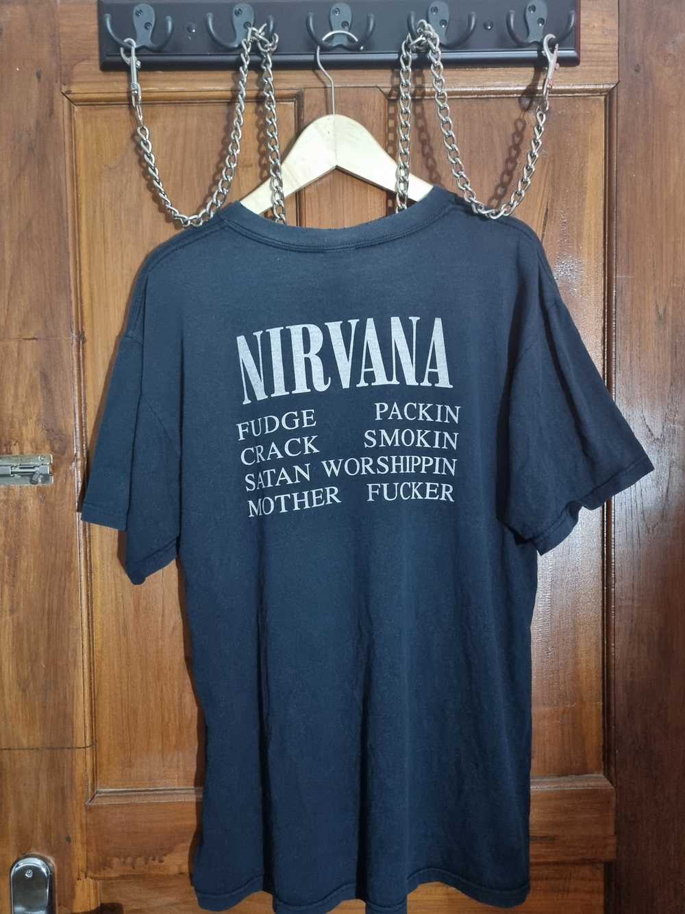 Vintage Nirvana Vestibule Tag Anvil Size L - image 2