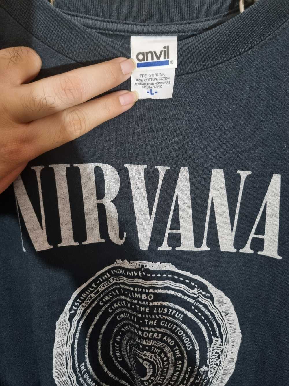Vintage Nirvana Vestibule Tag Anvil Size L - image 3