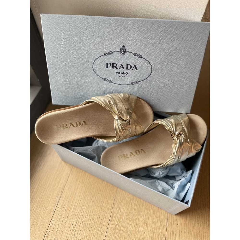 Prada Leather sandals - image 4
