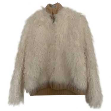 Maje Spring Summer 2021 faux fur biker jacket - image 1