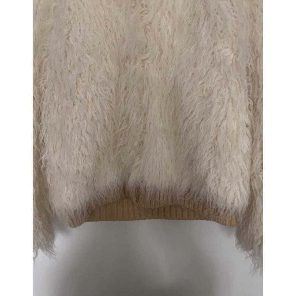 Maje Spring Summer 2021 faux fur biker jacket - image 4