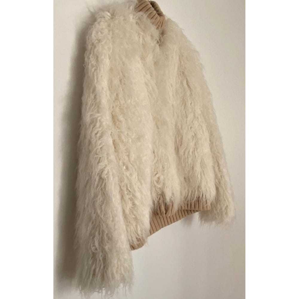 Maje Spring Summer 2021 faux fur biker jacket - image 5