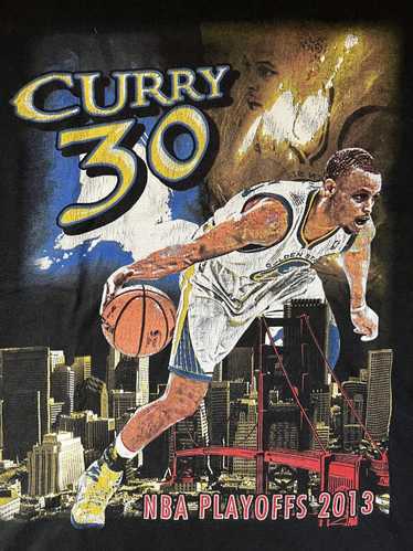 Vintage Warriors Stephen Curry 2013 Playoffs Bootl