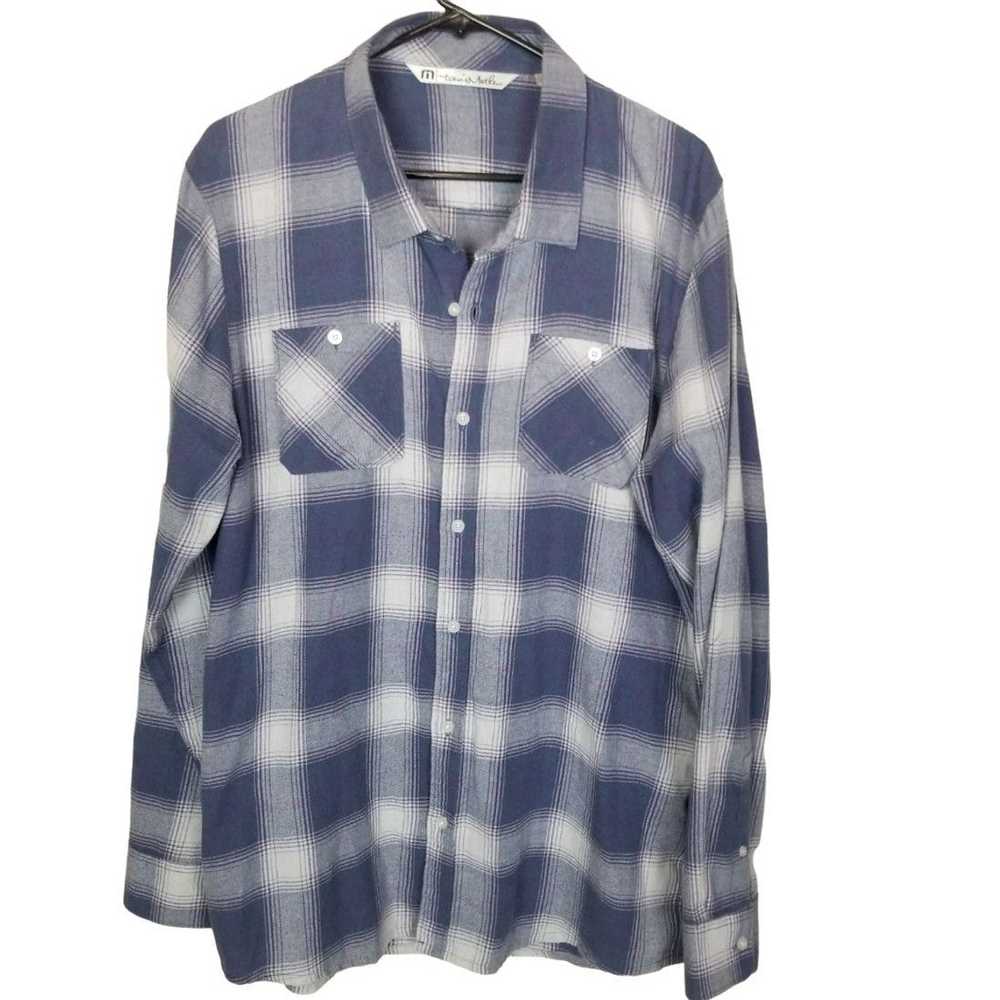 Travis Mathew Travis Mathew Plaid Long Sleeve Lig… - image 1