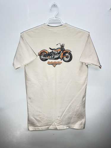 Vintage 1998 Harley Davidson Iron Block Adams Center New York T-Shirt