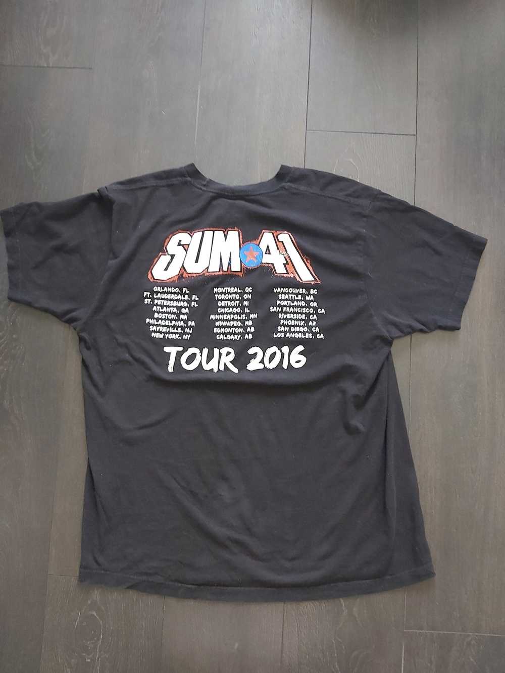 Band Tees × Streetwear × Tour Tee Sum 41 Tour Tee… - image 4