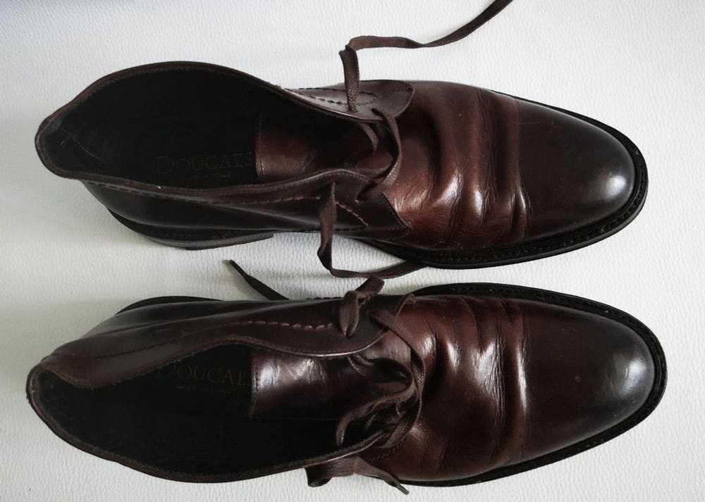 Vintage DAUCALS high quality leather men shoes bo… - image 3