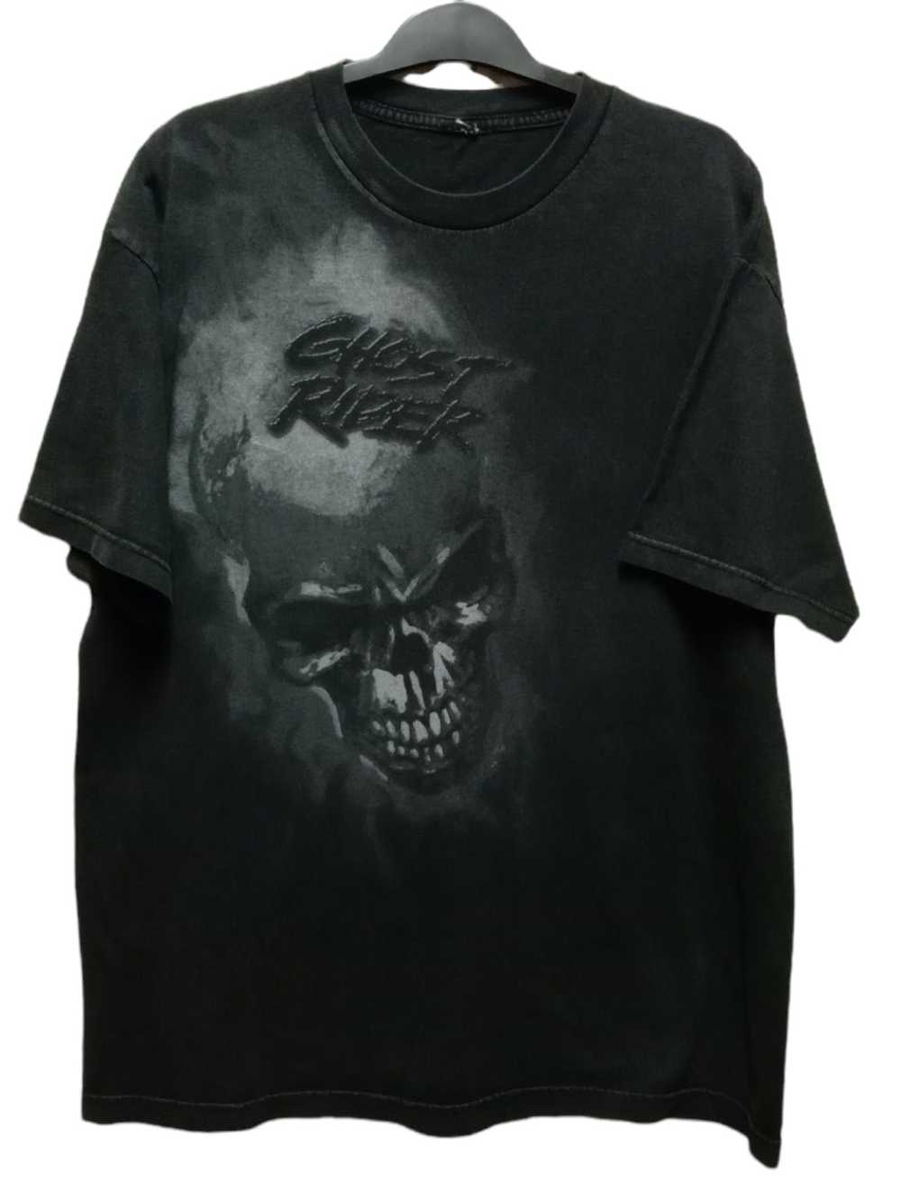 Vintage Vintage Ghost Rider Skull Mad Engine Men'… - image 1