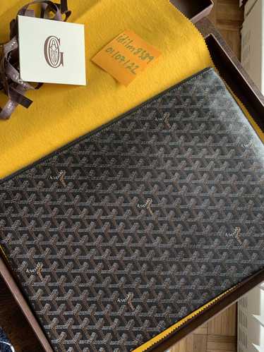 Goyard Goyardine Senat Pochette MM Black - MyDesignerly