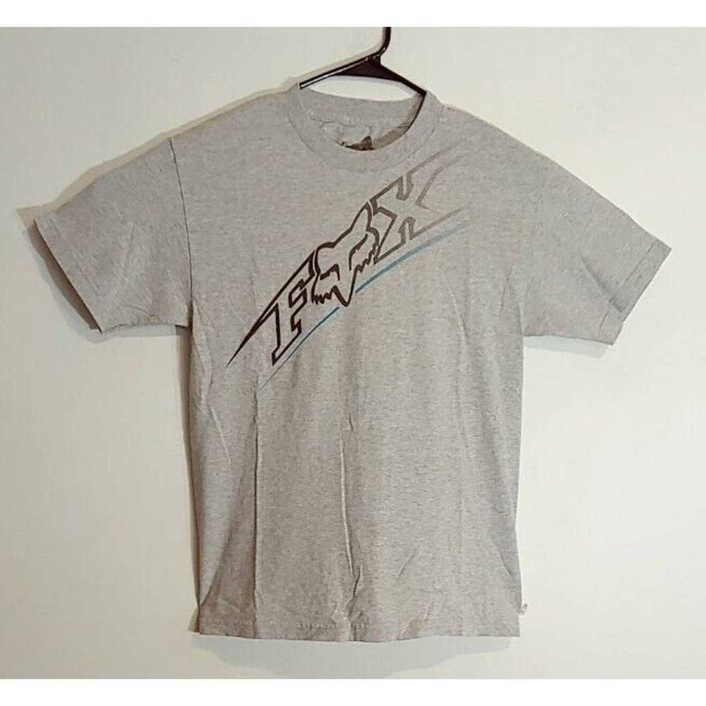 Fox Racing FOX RACING MENS LOGO T SHIRT GRAY SIZE… - image 1