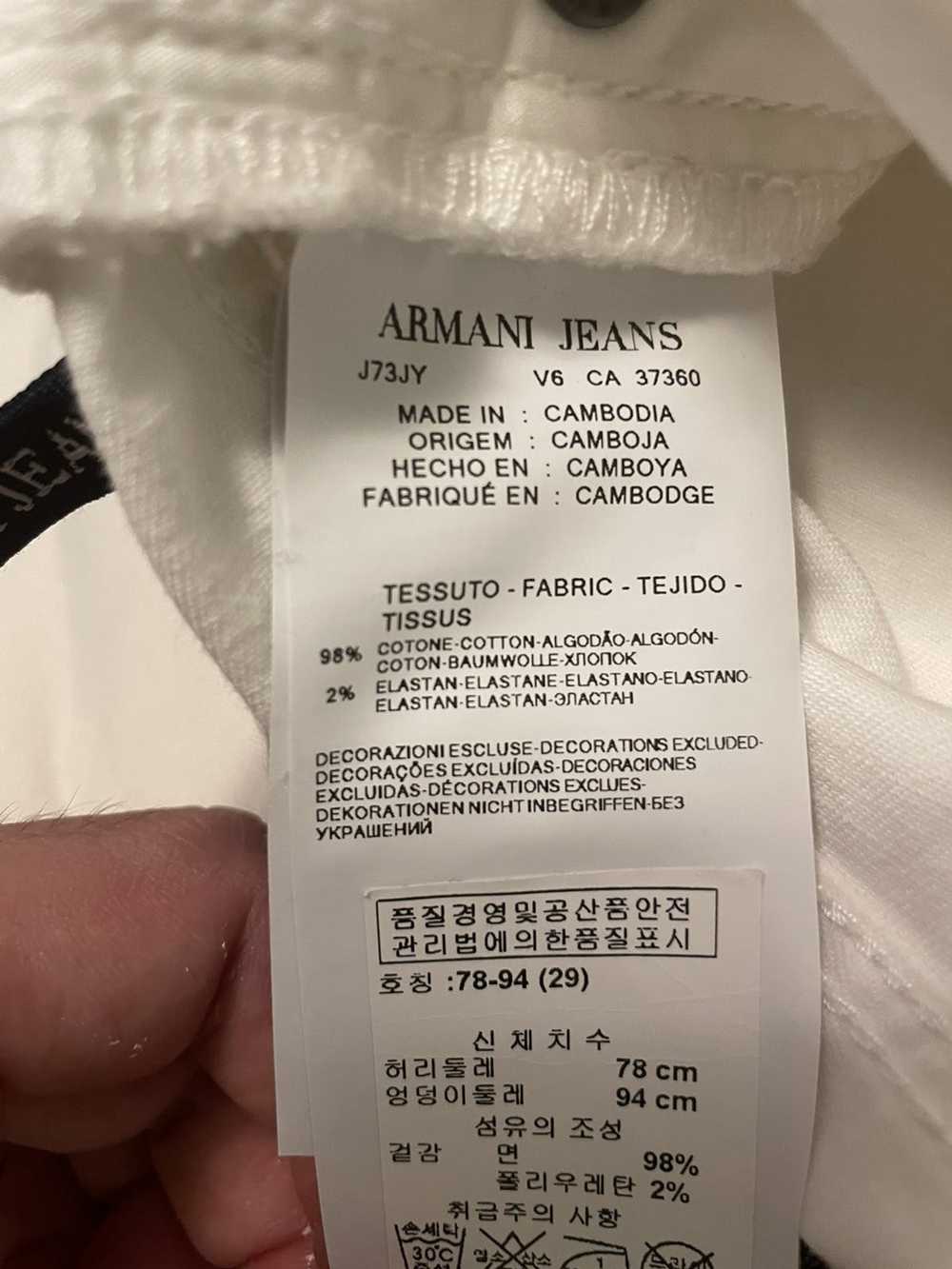 Giorgio Armani Armani White Pants J06 fitted - image 6