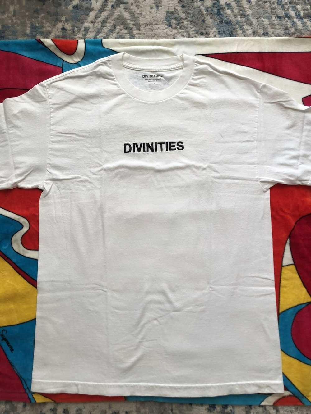 Divinities Divinities 5 Year Anniversary Tee Embr… - image 1