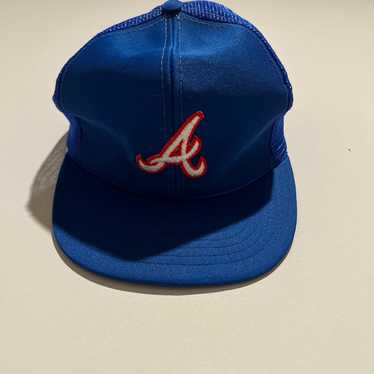 Vintage 90s Black New Era MLB Atlanta Braves Cap Wool– Domno Vintage