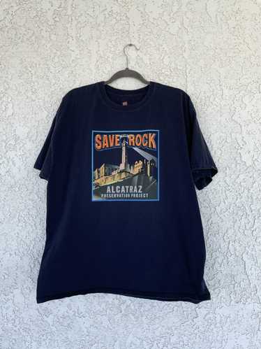 Vintage Save the rock Alcatraz tee