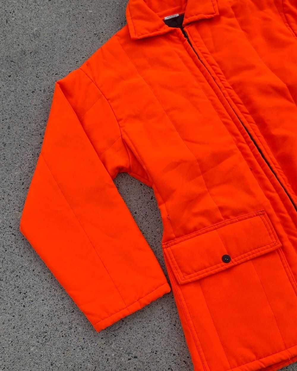 Vintage Vintage neon orange hunting jacket - image 2
