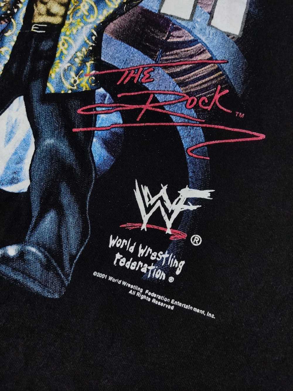 Vintage × Wcw/Nwo × Wwe Vintage 2001 The Rock Jus… - image 4