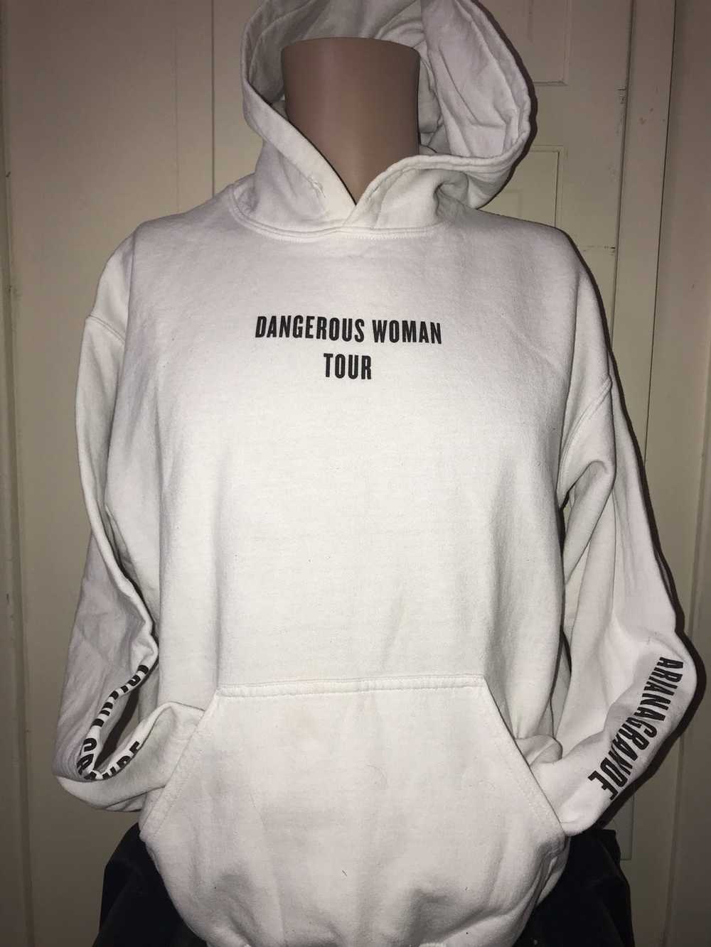 Ariana Grande Hoodie Sweatshirt Mens Large Black Dangerous Woman
