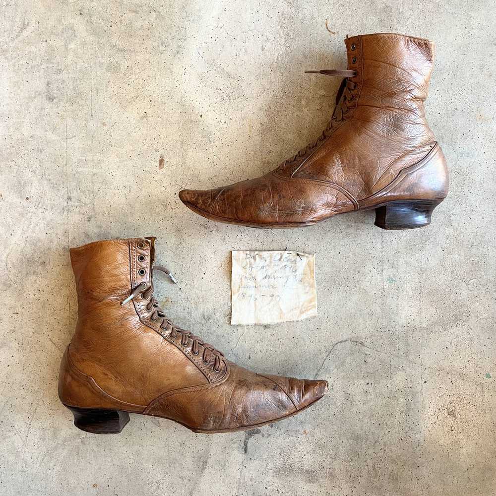 c. 1890s Boots w/ Provenance | Approx Sz 5 - image 1