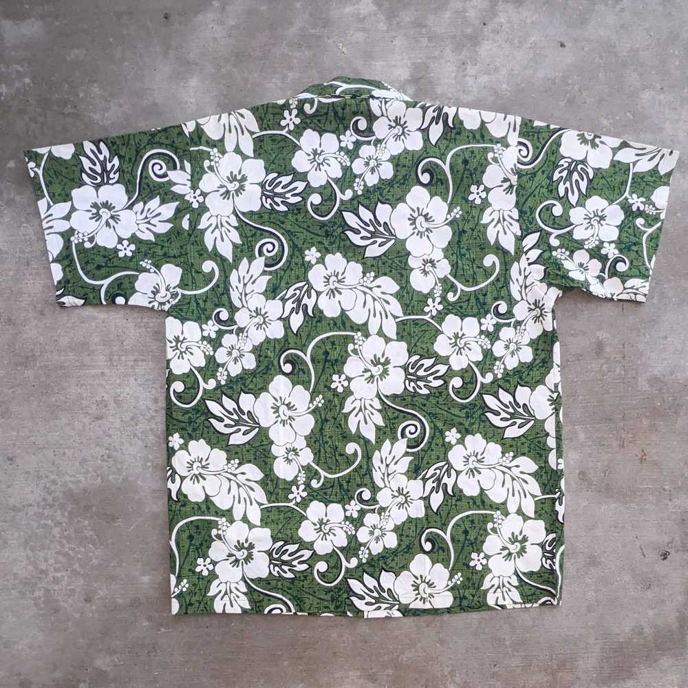 Hawaiian Shirt × Vintage Vintage Ranchero green f… - image 4