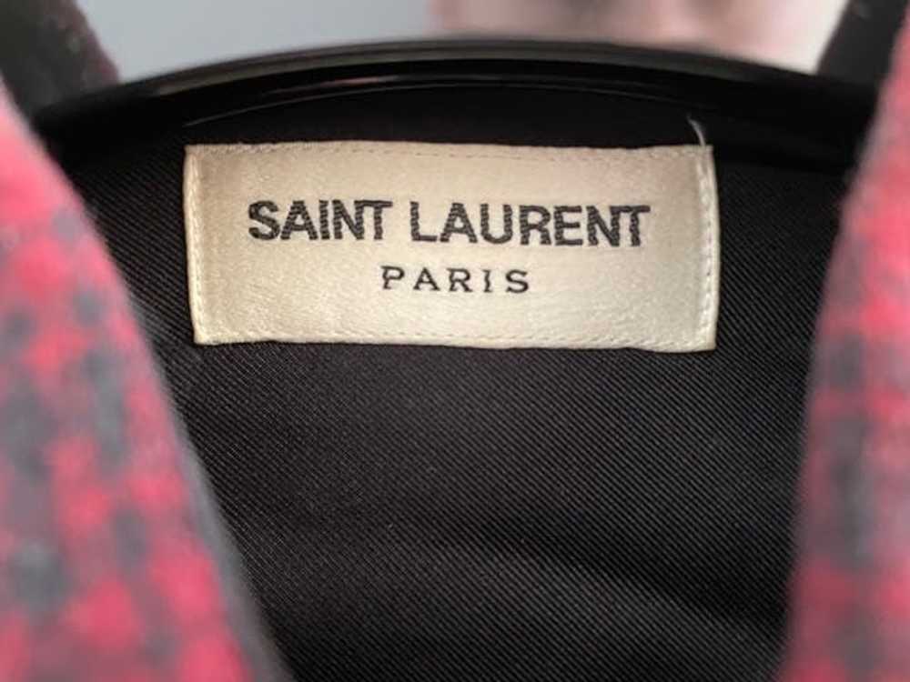 Hedi Slimane × Saint Laurent Paris FW14 Wine Red … - image 3