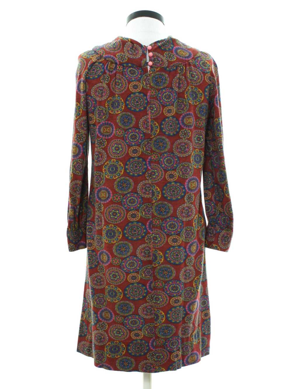 1970's Shift Style Hippie Dress - image 3