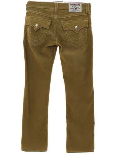 Brown Corduroy Flare Pants (Large) - Imber Vintage