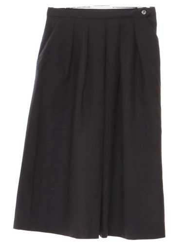 1980's Peerless Rayon Blend Pleated Skirt