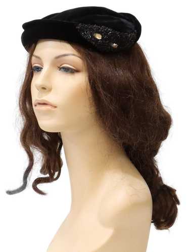 1950's Womens Juliette Style Hat - image 1