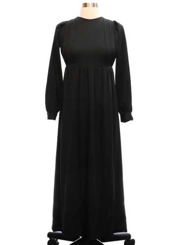 1970's Black Maxi Dress