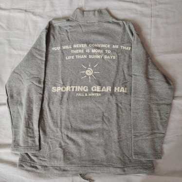 Hai Sporting Gear × Issey Miyake slogan sweatshirt - image 1