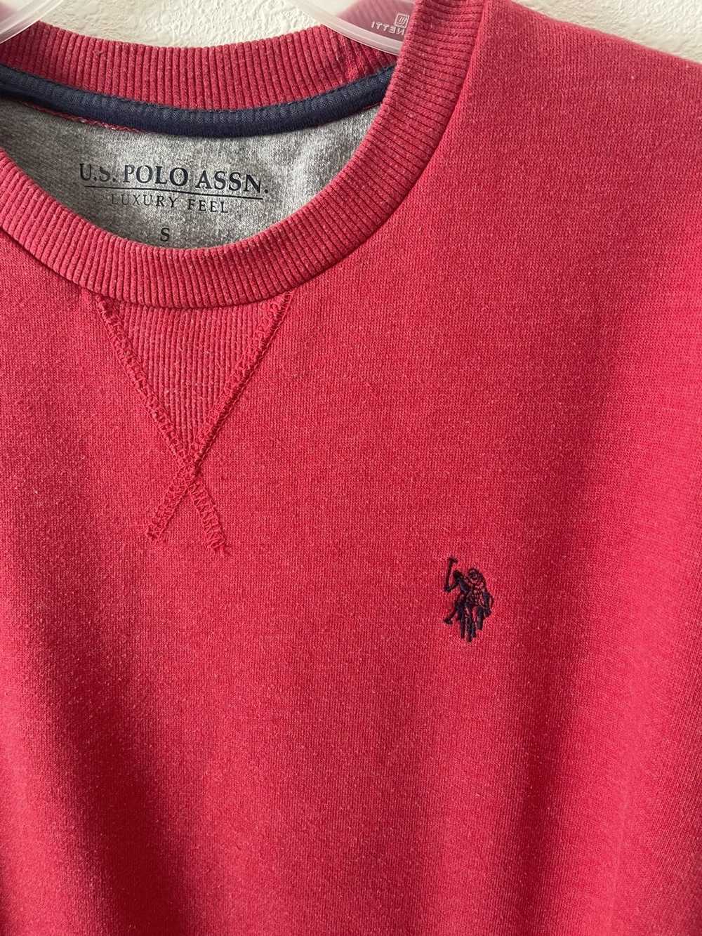 U.S. Polo Assn. × Vintage “Luxury Feel” Red Sweat… - image 4