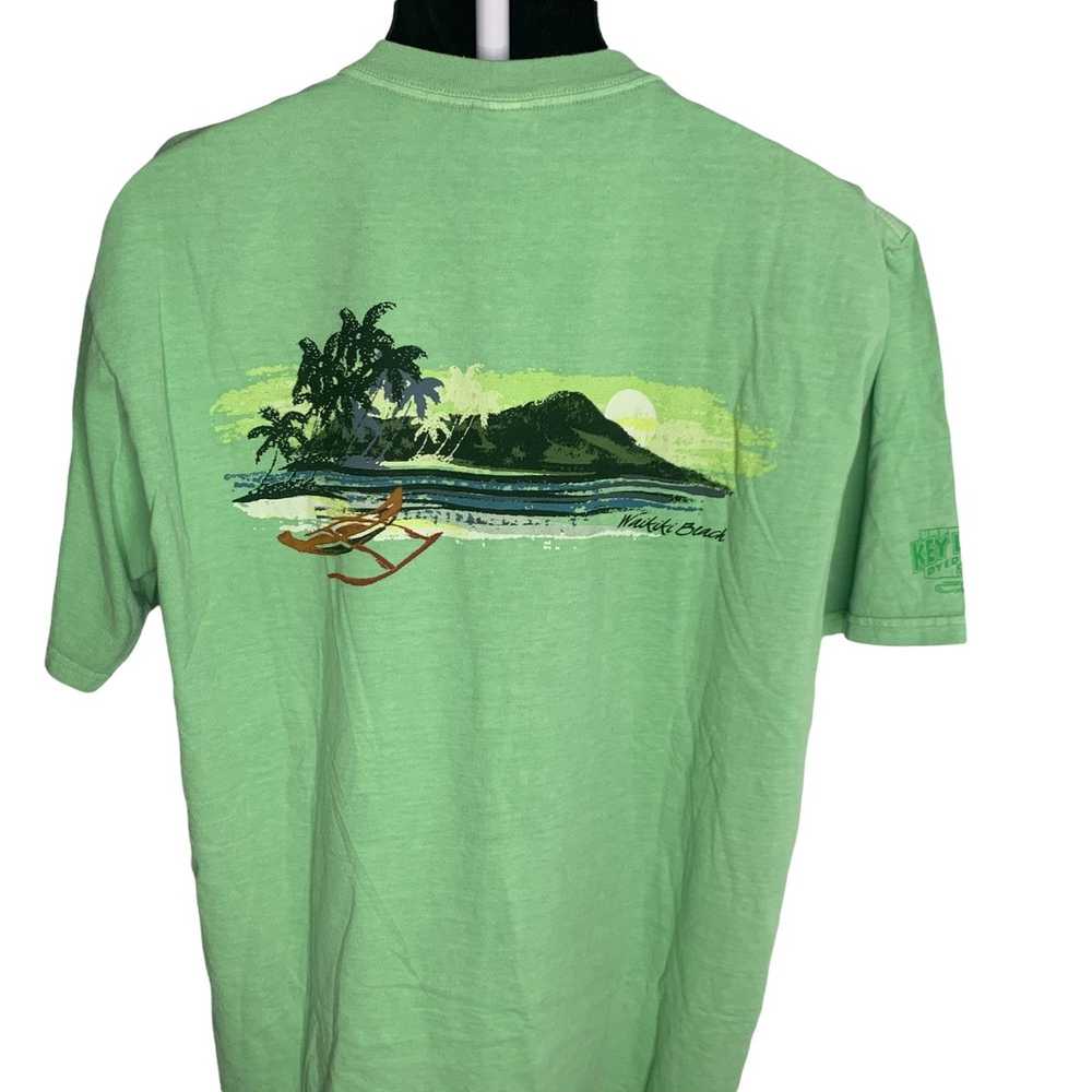 Crazy Shirts Vintage Mens Waikiki Key Limed Dyed … - image 3