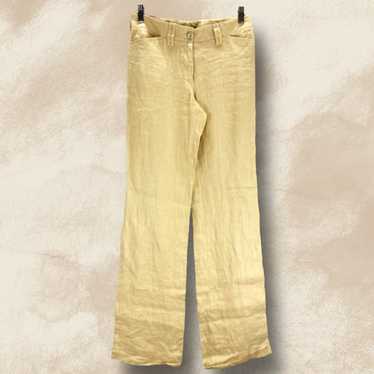 Dolce & Gabbana Beige Flax Trousers - image 1