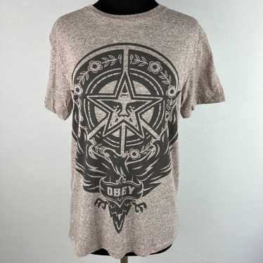 obey graphic t shirt - Gem