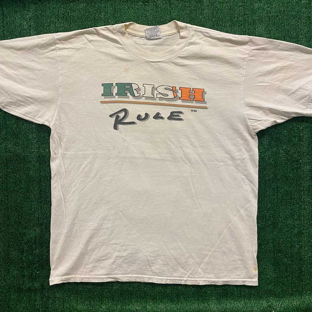 Gildan × Streetwear × Vintage Irish Rules Vintage… - image 1