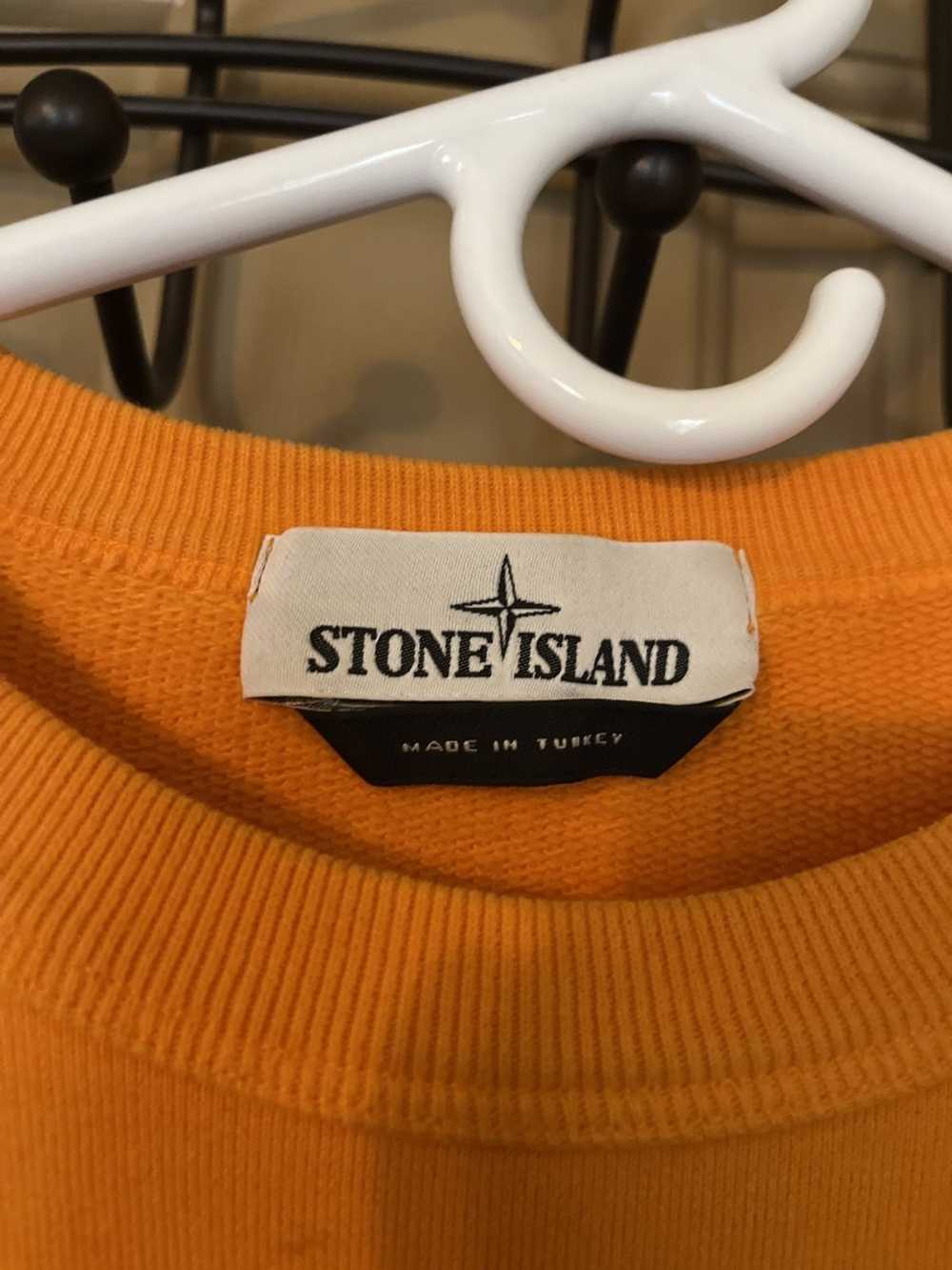 Stone Island Stone island orange crewneck - image 2